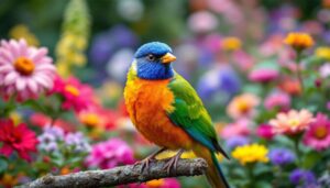 Deze vogel met onmiskenbare kleuren is binnenkort kort te zien in Nederlandse tuinen